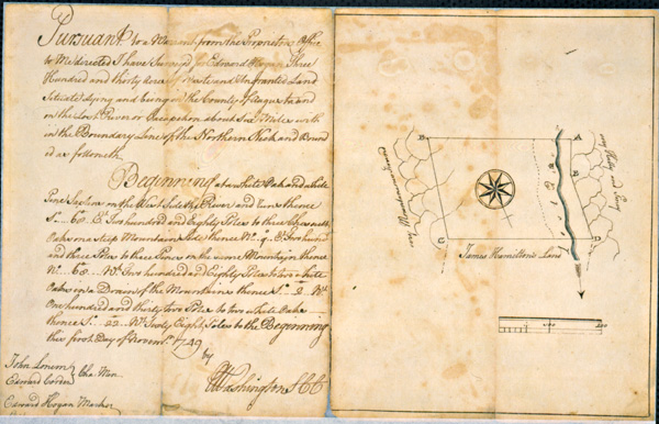 Survey of 330 Acres for Edward Hogan