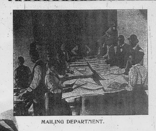 Photo of the mail department of the Planet