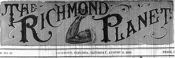 Masthead of The Richmond Planet