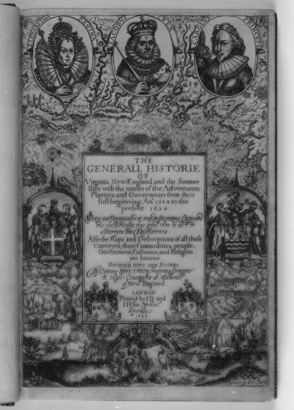 Generall Historie of Virginia