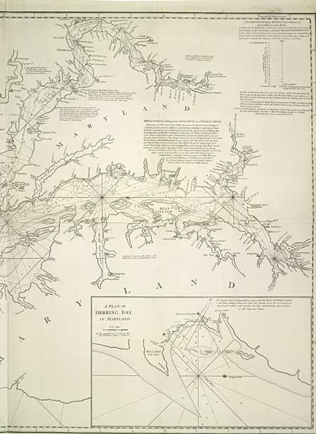 A NEW AND ACCURATE CHART OF THE BAY OF CHESAPEAKE