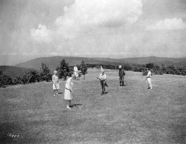 Golf Course, Mountain Lake, 1929