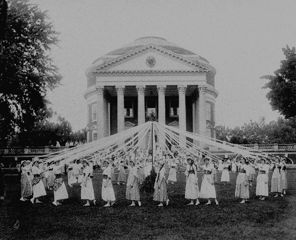 Maypole Dancers at UVa.