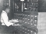 Library staff, Coburn Hall Date: 1948 Collection: Virginia Union University